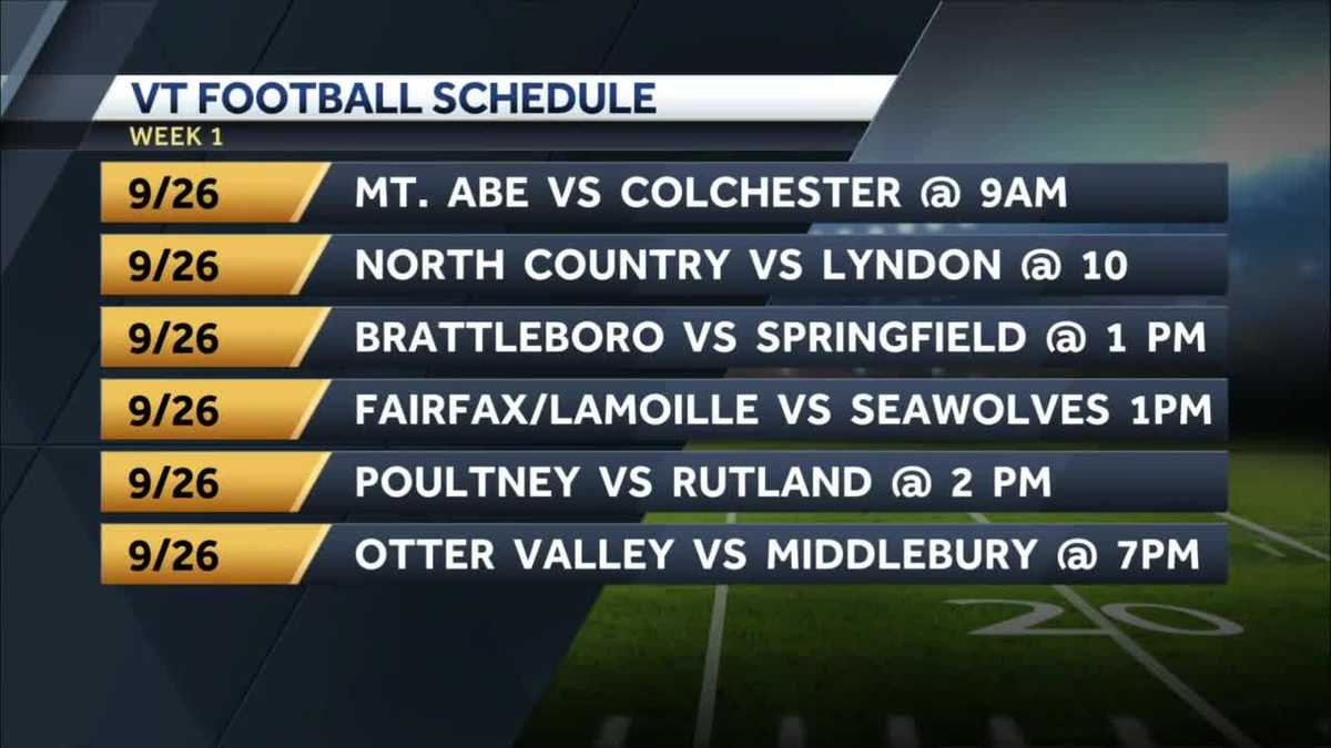 Vermont Football Updates Week 1 Schedule, See Here