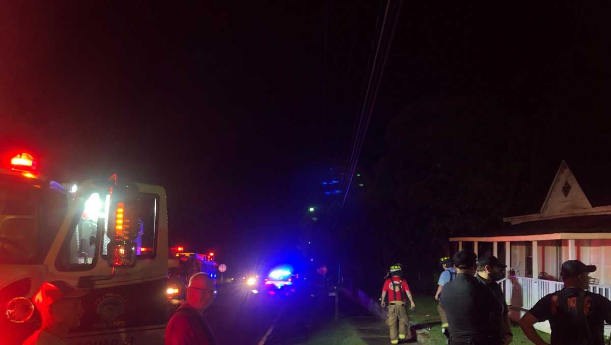 Lightning strike believed to have started house fire, fire chief says