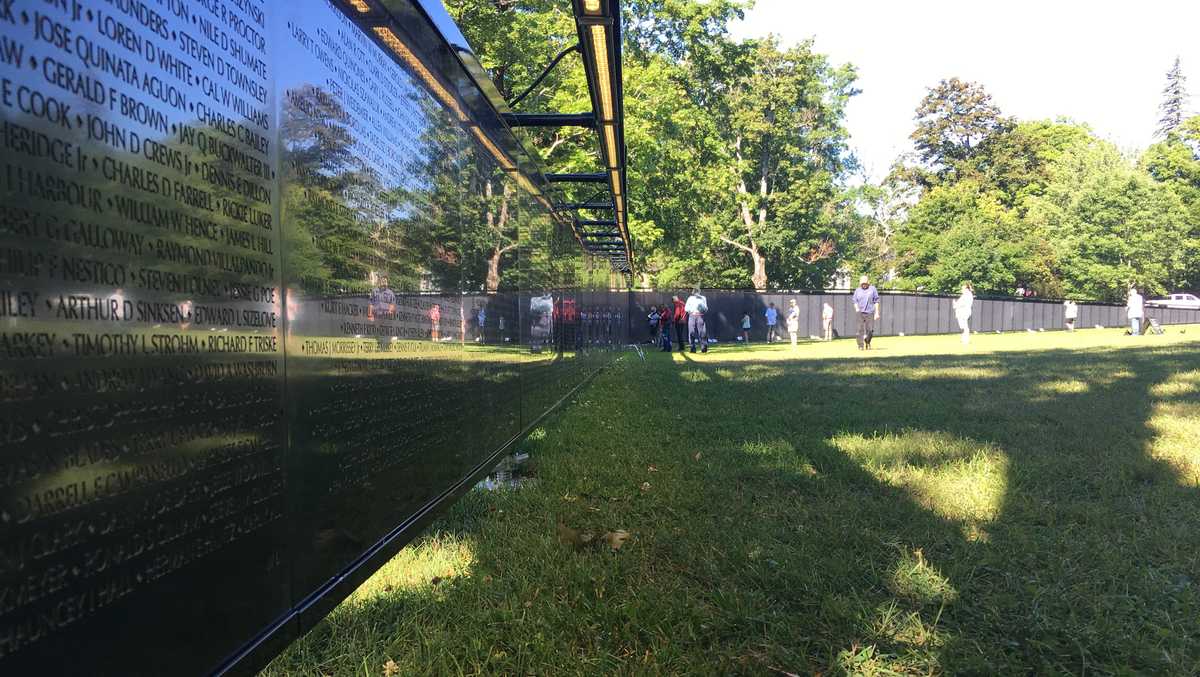 Traveling memorial for Vietnam veterans stops in Maine