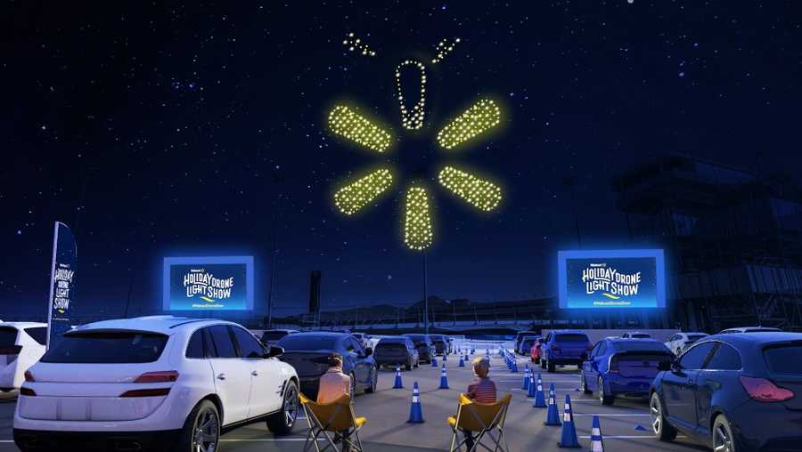 Walmart Holiday Drone Light Show