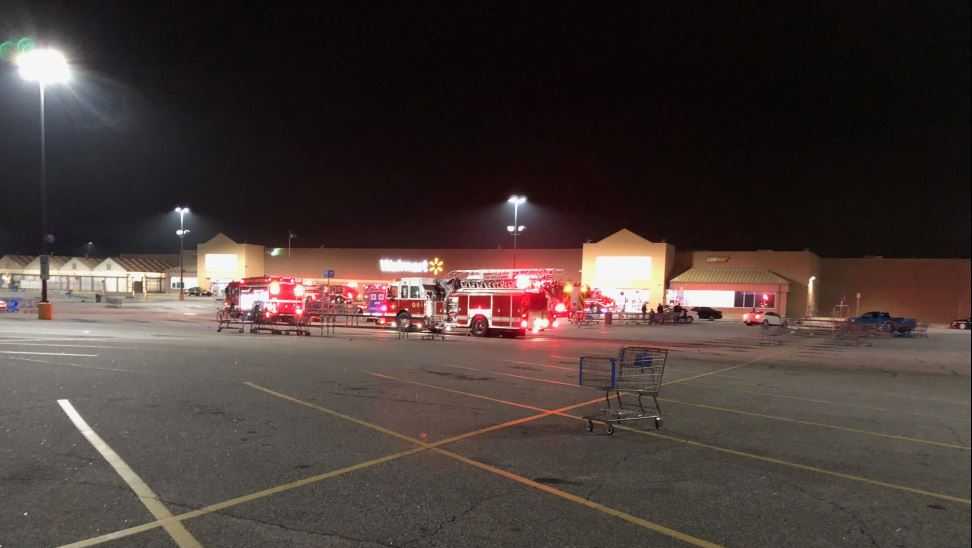 Seven hospitalized after gas leak inside Greenville Co. Walmart, fire