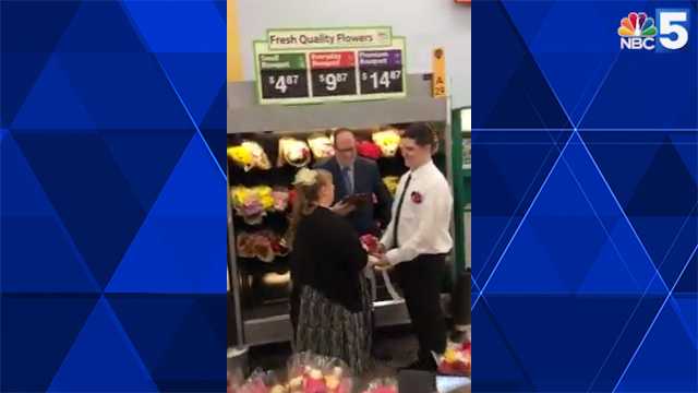 Employees Tie The Knot At Walmart