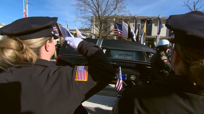 Widow of Waltham officer shares thanks to her community