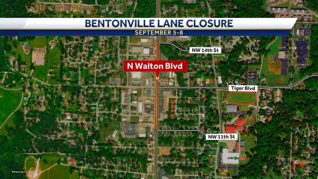 Outside lanes on Walton Boulevard closed due to construction - Vimarsana News