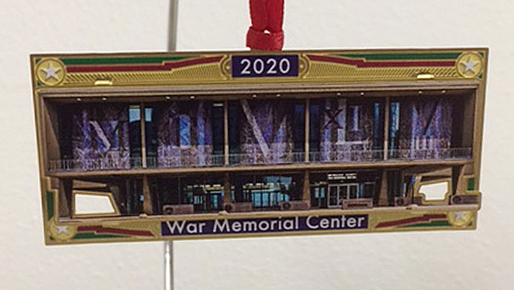 War Memorial offers first-ever Christmas ornament