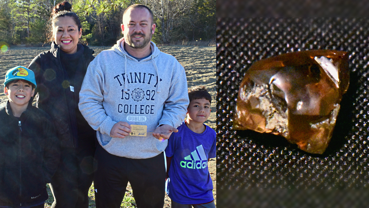 Siri leads family to 2.09-carat diamond at Arkansas' Crater of Diamonds