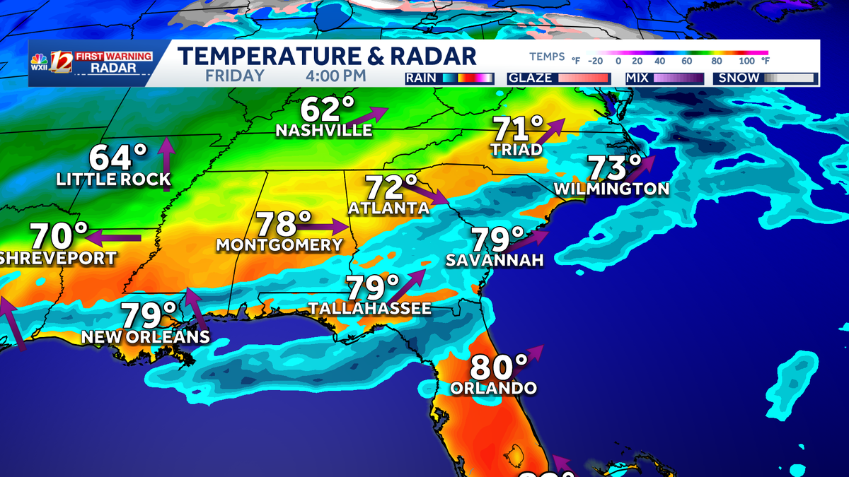 Sunshine is back for a marvelous Monday | Warming trend in North Carolina and Virginia