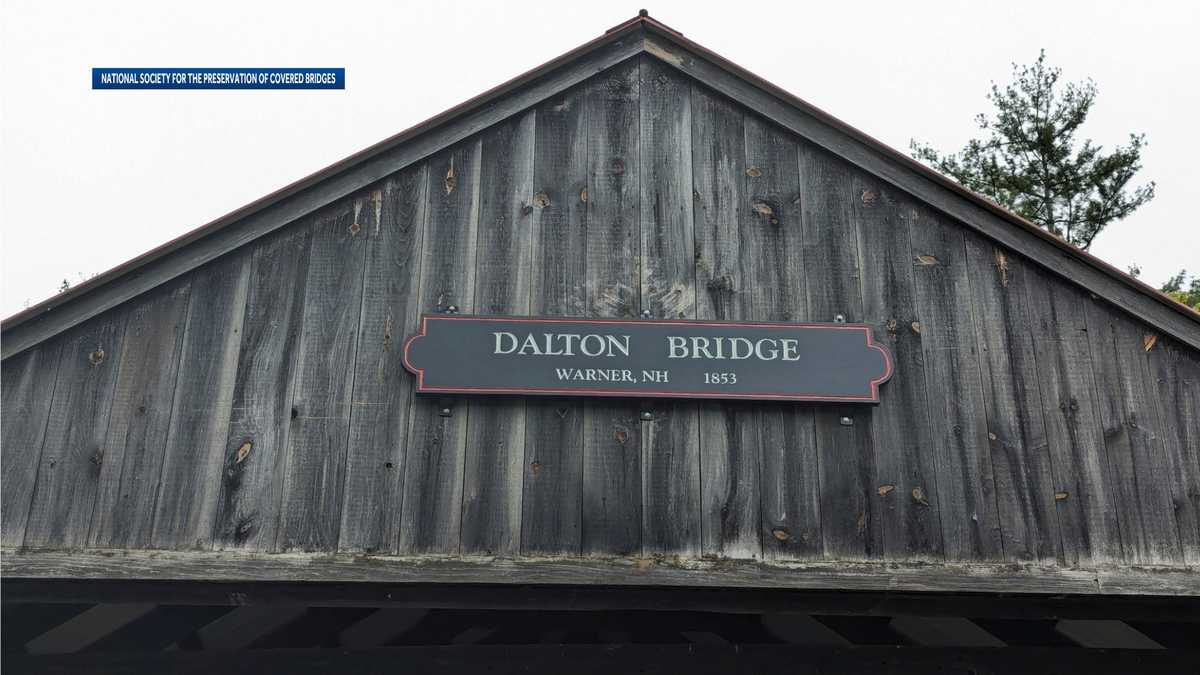Warner, New Hampshire unveils new signs for covered bridge