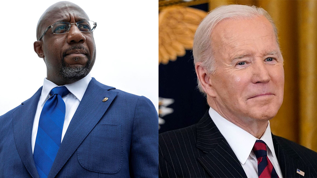 Georgia Sen. Warnock splits with Biden over military budget cuts - Vimarsana News