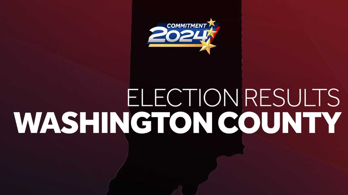 Washington County, Indiana 2024 general election results