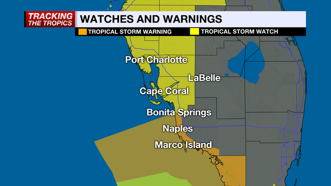 tropical storm watches and warnings
