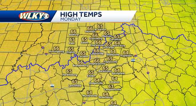 Weekly weather planner: Big warmup in store for Louisville before rain ...