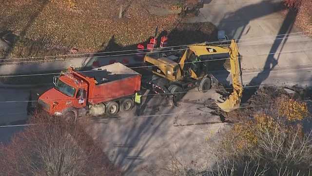 Menomonee Falls road closed due to water main break - Vimarsana News