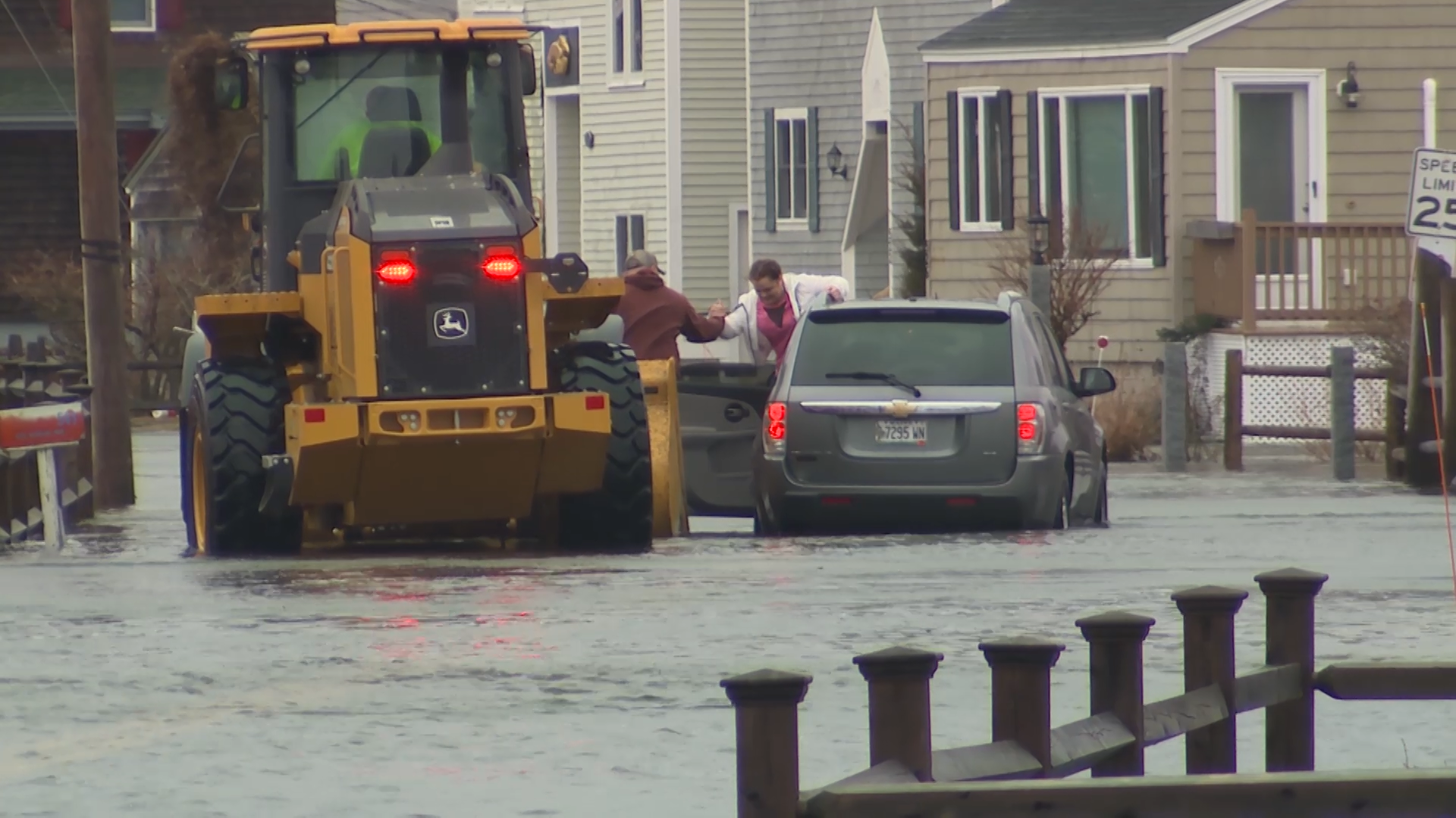 Mother, Child Rescued From Flood Waters In Wells