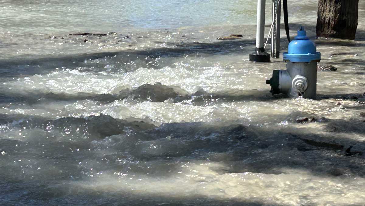 New Orleans watermain break near Tulane