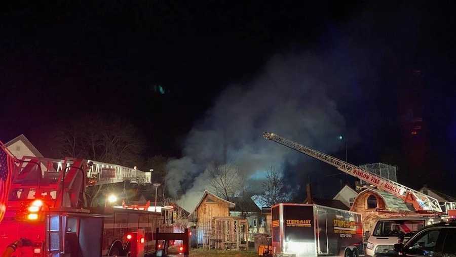 Fire damages several homes in Waterville