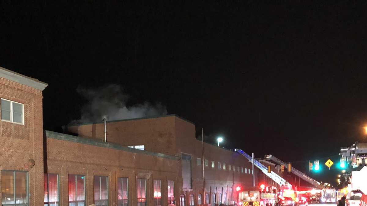 Large fire at Waterville factory now contained