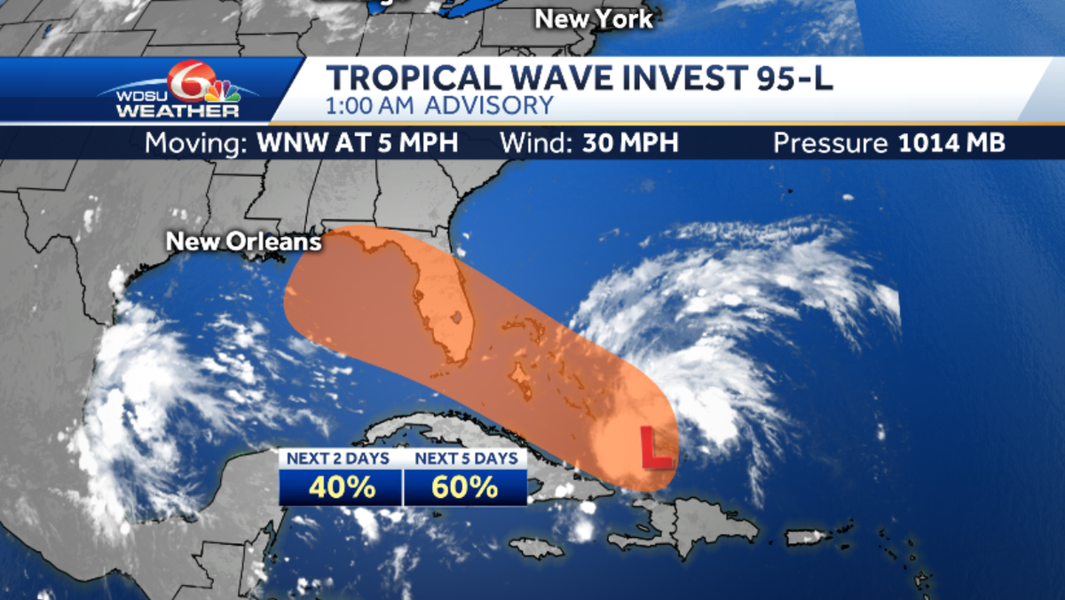 Medium chance for tropical development in Gulf of Mexico