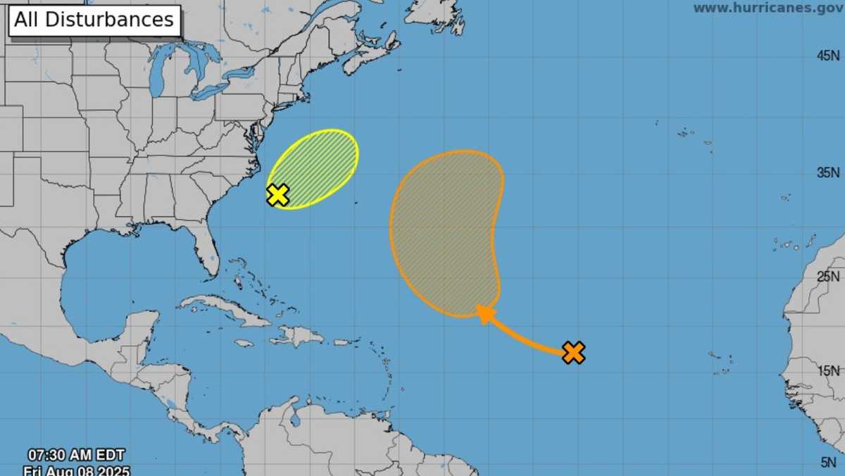 Tropical wave off Africa could strengthen into hurricane next week - WYFF