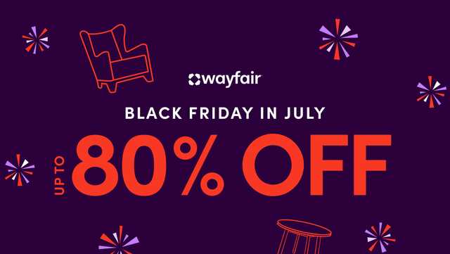 Wayfair launches 'Black Friday in July' sale