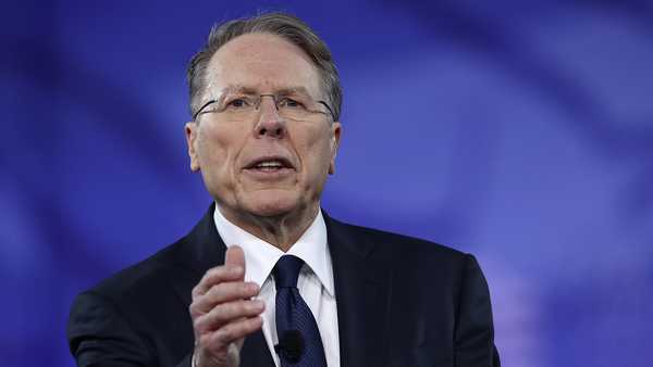 Wayne LaPierre, Executive Vice President of the National Rifle Association, addresses the Conservative Political Action Conference at the Gaylord National Resort and Convention Center on Feb. 24, 2017, in National Harbor, Maryland.