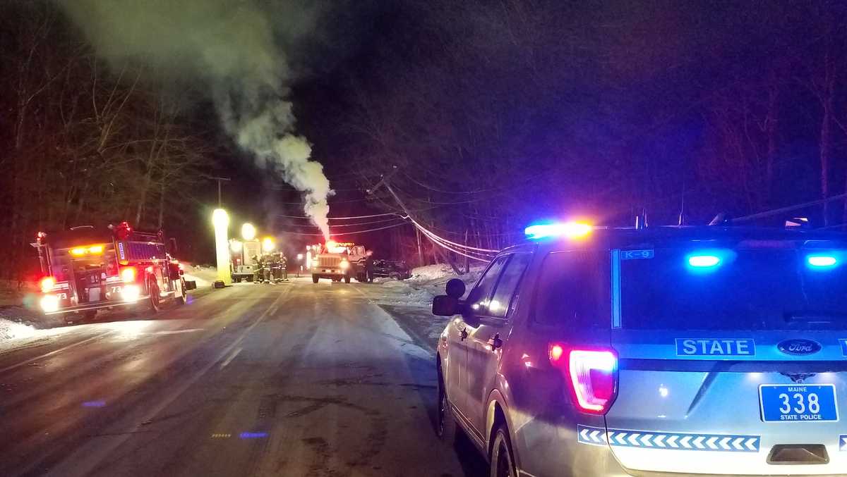 Maine man killed in crash involving utility pole, Rt 133 closed for hours