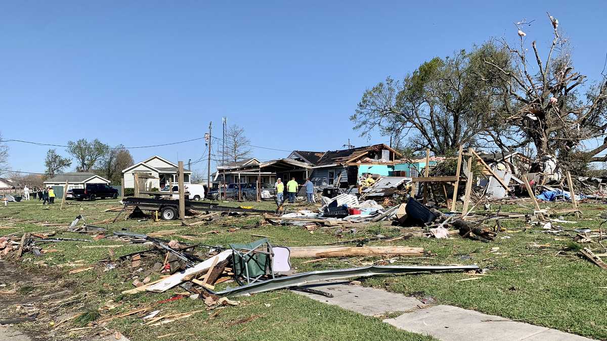 Gallery: Sunrise shows extent of damage caused by tornadoes in New Orleans