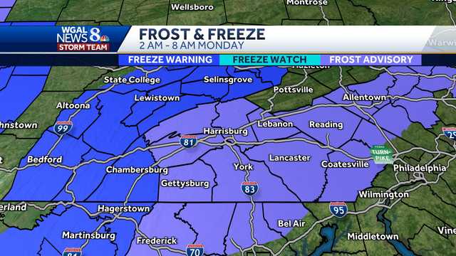 IMPACT NIGHT: Cold air settles in, Freeze/Frost Alerts issued - Vimarsana News