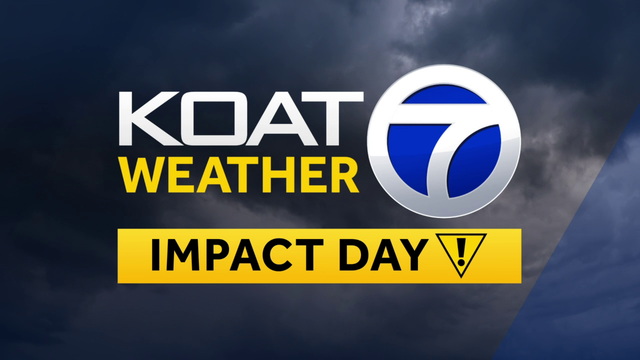 High storm chances develop later today with heavy rainfall