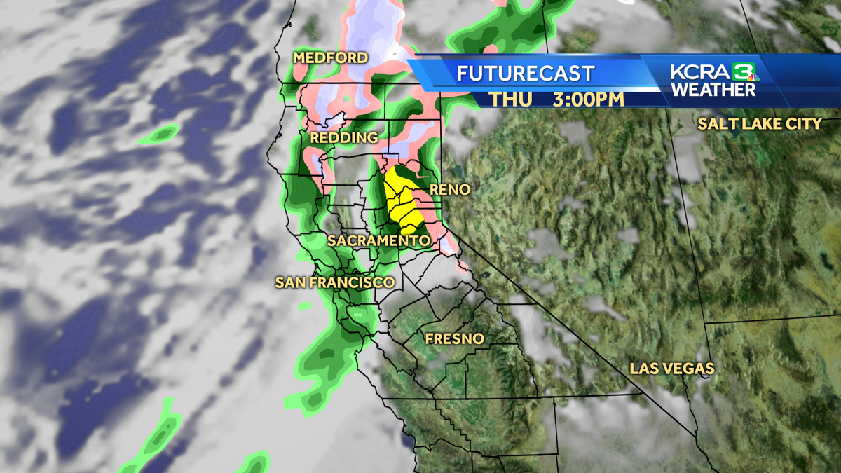 Dry for now but rain and snow are coming