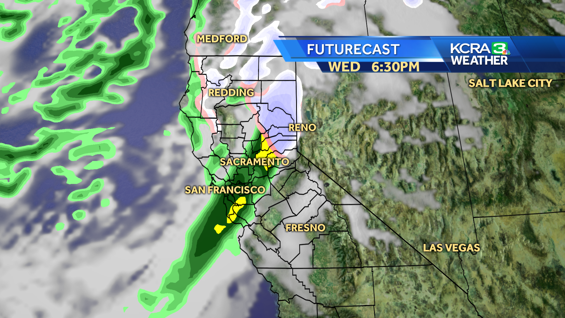 Timing Out Northern California's Next Rain And Snow