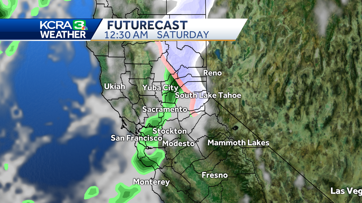 Colder weather for Northern California