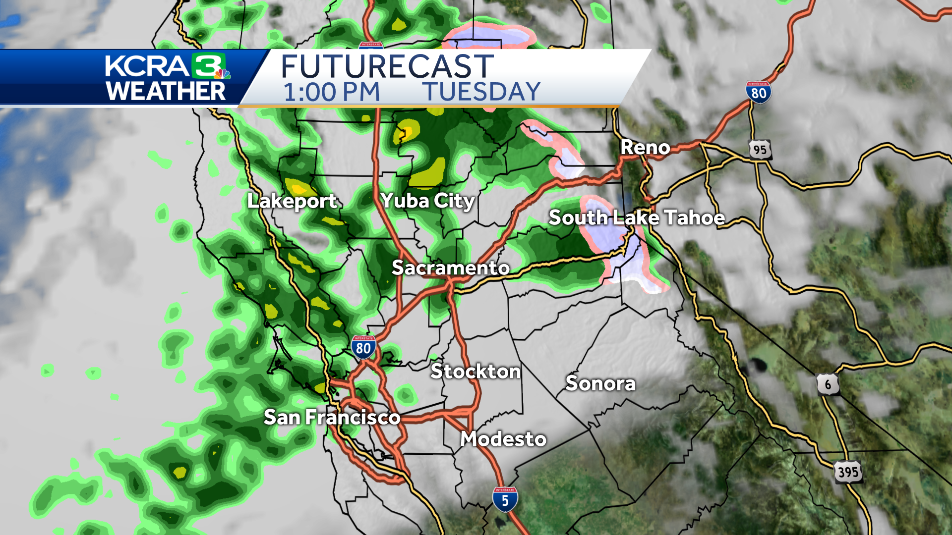 More Rain For Northern California