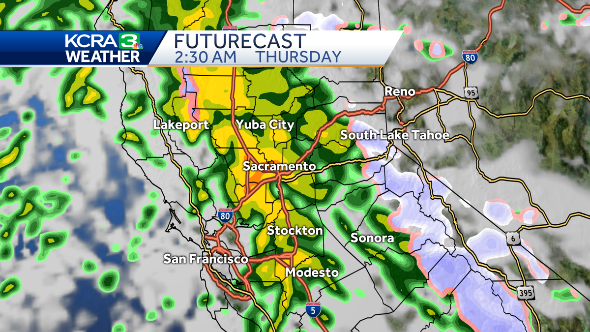 More rain and snow for Northern California