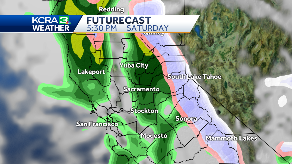 Storms coming to Northern California