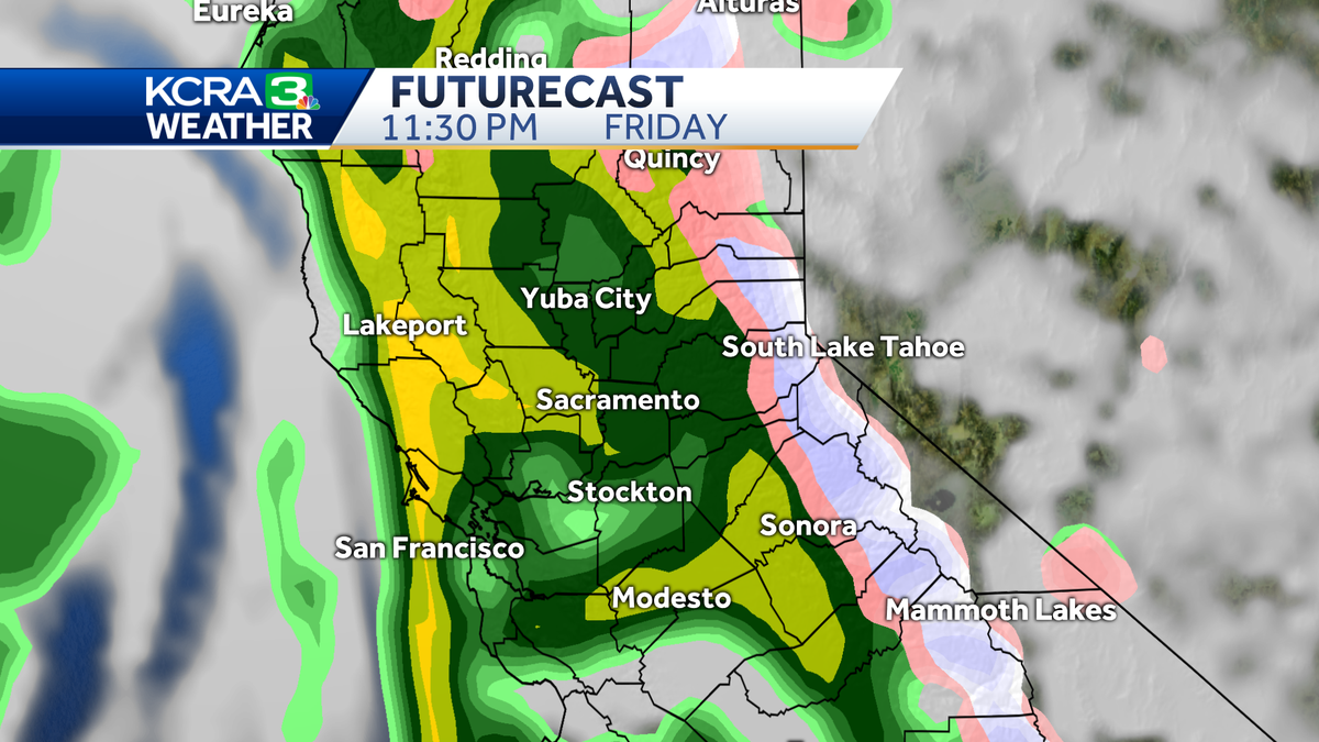 Rain is on the way to Northern California
