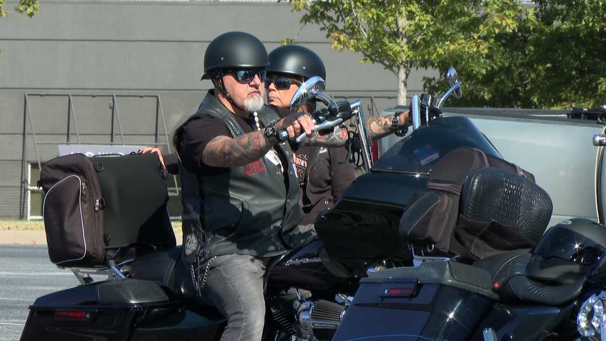 Bikers arrive to Rogers for day one of Bikes, Blues & Barbecue
