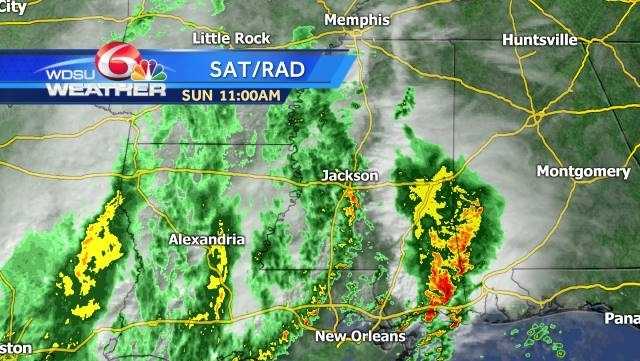 Cold front to bring showers and storms Sunday