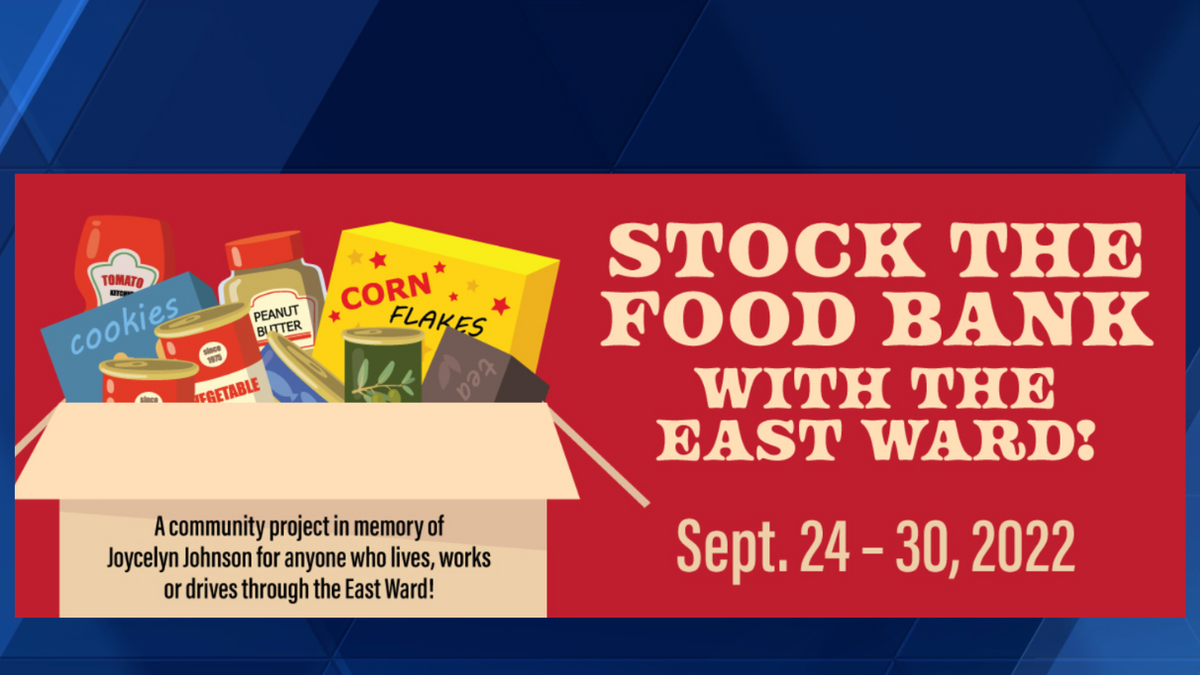 Stock the Food Bank with the East Ward! food insecurity project