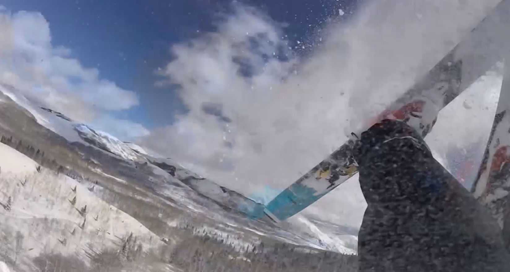 'Oh, Slide!' Camera Captures Terrifying Moment Skier Becomes Buried In ...