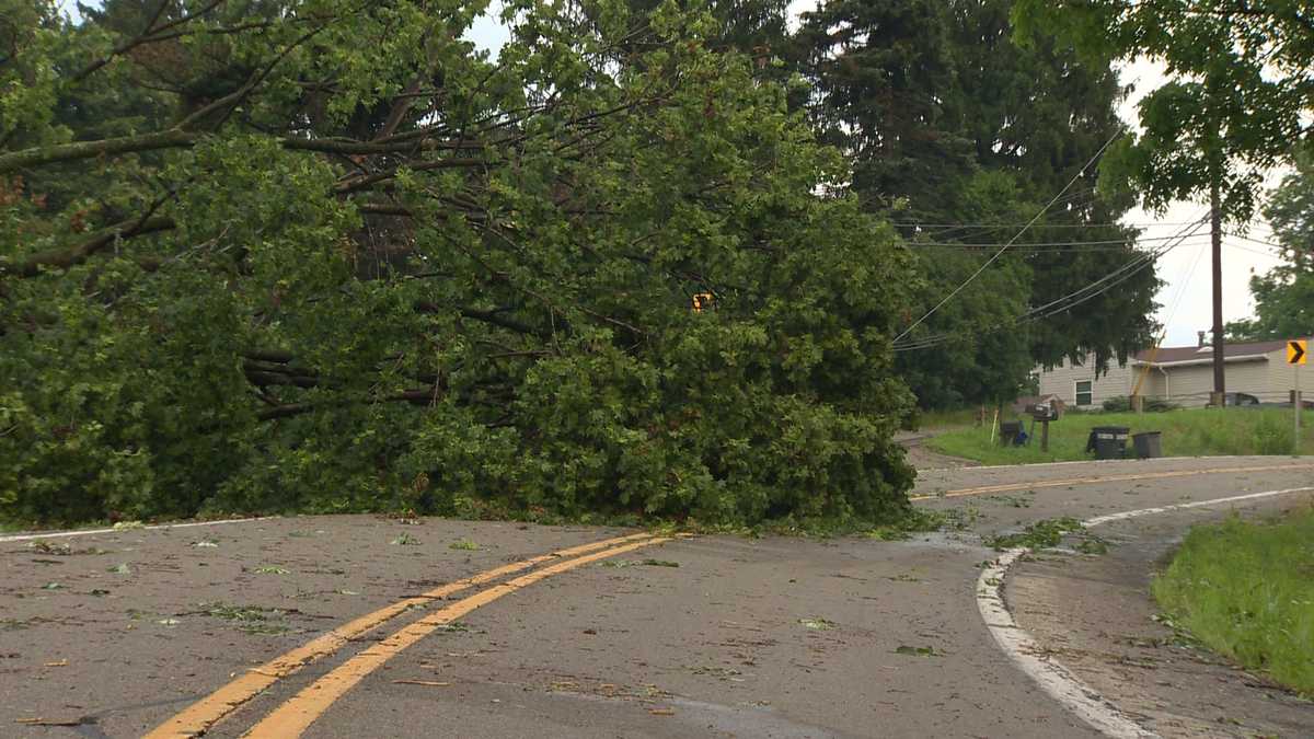 Microburst, severe weather causes damage in Beaver County