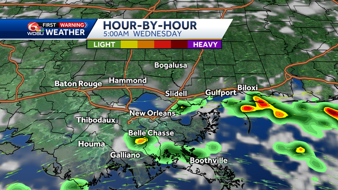 New Orleans weather forecast flood watch how much rain will I get