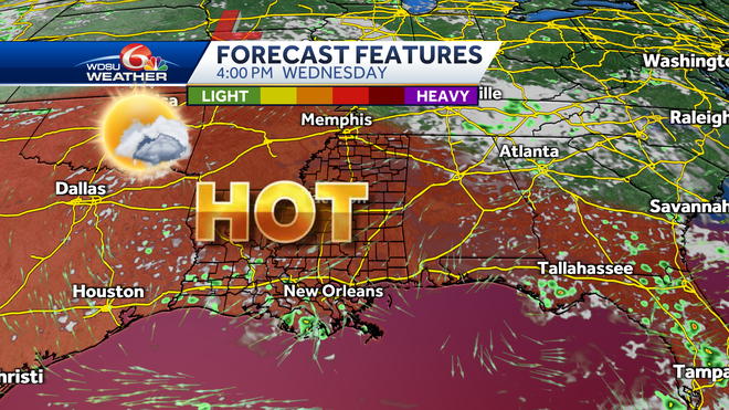 New Orleans excessive heat warning weather alert day