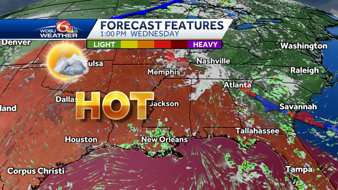 New Orleans forecast excessive heat warning weather alert day