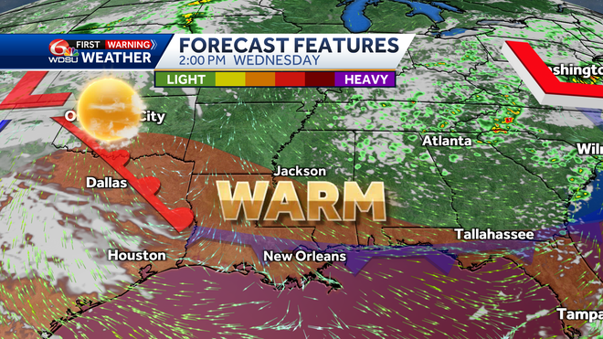 New Orleans weather forecast severe weather storms tornadoes