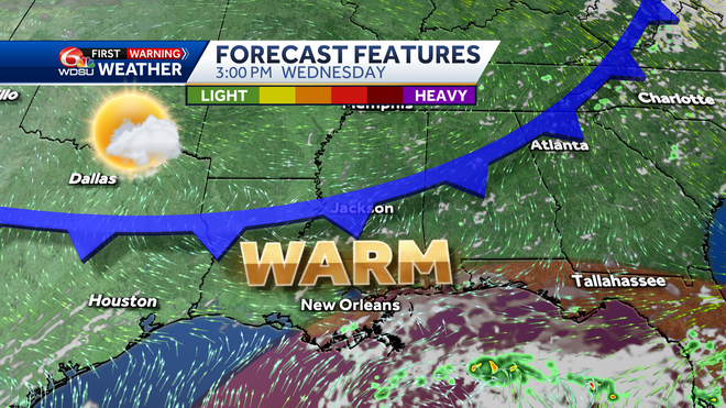New Orleans weather forecast how hot will it be when will it rain