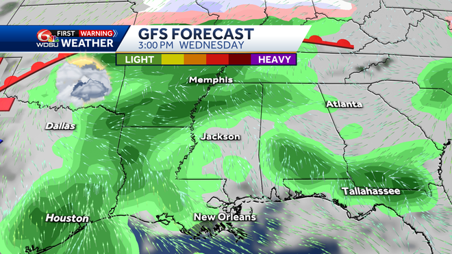 wednesday weather features