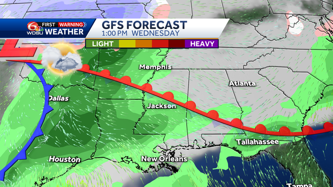 wednesday weather features