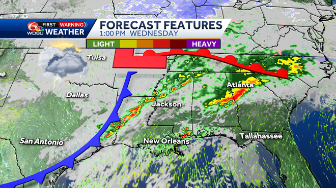 wednesday weather features