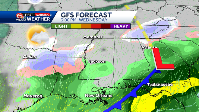 wednesday weather features